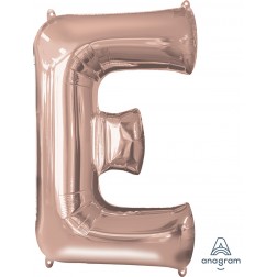 Anagram SuperShape Letter "E" Rose Gold