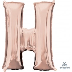 Anagram SuperShape Letter "H" Rose Gold