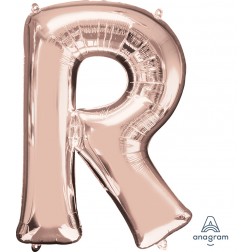 Anagram SuperShape Letter "R" Rose Gold