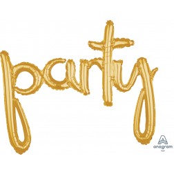 Script Phrase "Party" Gold