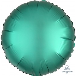 Standard Satin Luxe Jade Circle