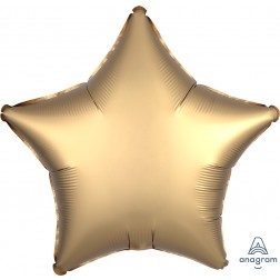 Standard Satin Luxe Gold Sateen Star  (Flat)