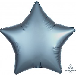 Standard Satin Luxe Steel Blue Star  (Flat)