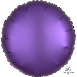 Standard Satin Luxe Purple Royale Circle