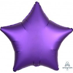 Standard Satin Luxe Purple Royale Star  (Flat)