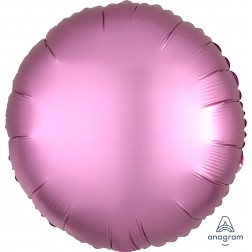 Standard Satin Luxe Flamingo Circle  (Flat)