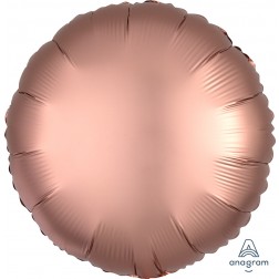 Standard Satin Luxe Rose Copper Circle  (Flat)