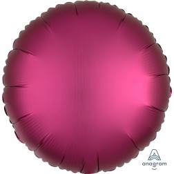 Standard Satin Luxe Pomegranate Circle  (Flat)
