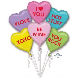 Bouquet Candy Hearts