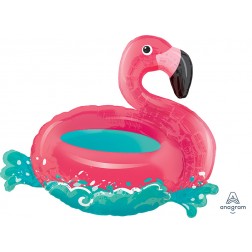 SuperShape Floating Flamingo