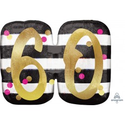 SuperShape Holographic Pink & Gold Milestone 60