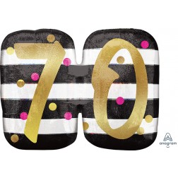 SuperShape Holographic Pink & Gold Milestone 70