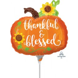 MiniShape Thankful & Blessed Pumpkin