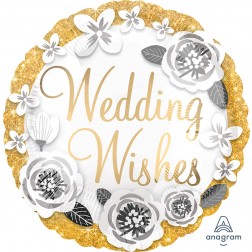 Standard Wedding Wishes Gold & Silver
