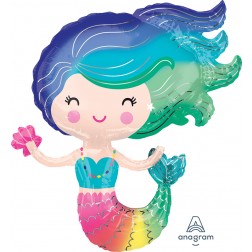 SuperShape Colorful Mermaid