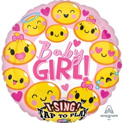 Jumbo Sing-A-Tune Emoticon Baby Girl