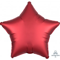 Standard Satin Luxe Sangria Star  (Flat)