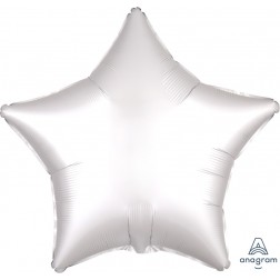 Standard Satin Luxe White Satin Star