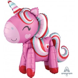 CI: Multi-Balloon Standing Magical Love Unicorn