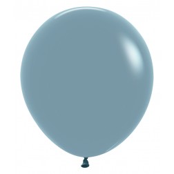 18" Pastel Dusk Blue Round (25pcs)