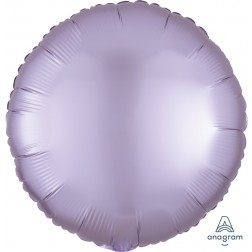 Standard Satin Luxe Pastel Lilac Circle