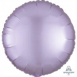 Standard Satin Luxe Pastel Lilac Circle  (Flat)