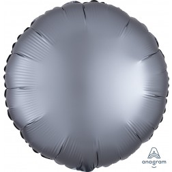 Standard Satin Luxe Graphite Circle