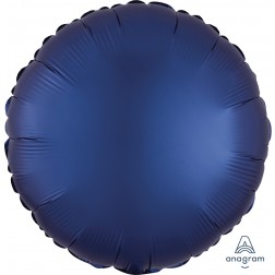 Standard Satin Luxe Navy Circle