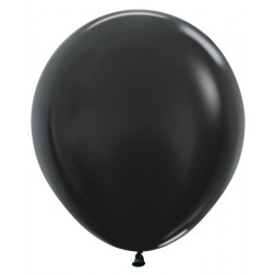 18" Metallic Black Round (25pcs)