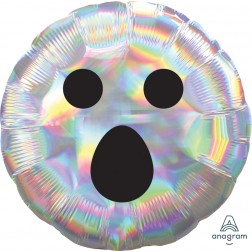 Standard Holographic Iridescent Ghost Face