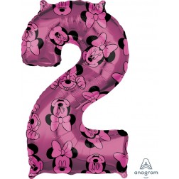Mid-Size Shape Minnie Mouse Forever Number 2