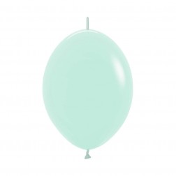 06" Pastel Matte Green Link-O-Loons (50pcs)