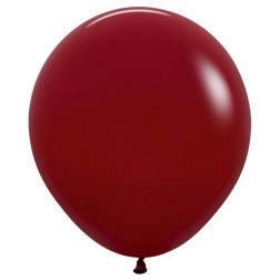 18" Fashion Imperial Red Round (25pcs)