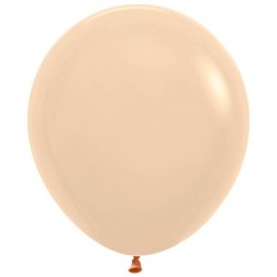 18" Pastel Matte Malibu Peach Round (25pcs)