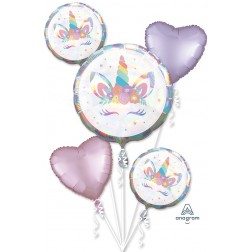 Bouquet Unicorn Party Iridescent