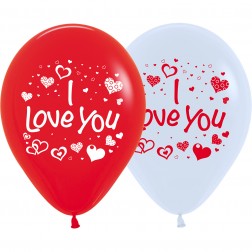 11" I Love You Assortment (50pcs)