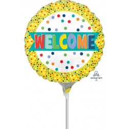 4" Welcome Lots of Dots