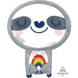 Standard Shape Sloth with Rainbow