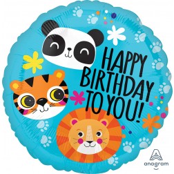 Standard Lion, Tiger and Panda HBD