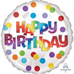 Standard Happy Birthday Dots of Color