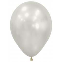05" Silk Oyster White (50pcs) Sempertex Balloons (AIR ONLY)