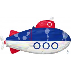 SuperShape Holographic Iridescent Submarine 