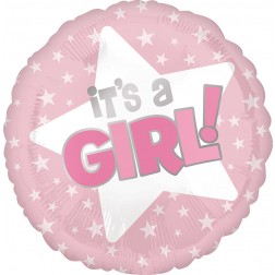 Standard VLP It's A Girl Pink Star
