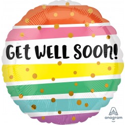 Jumbo Get Well Bold Stripes 