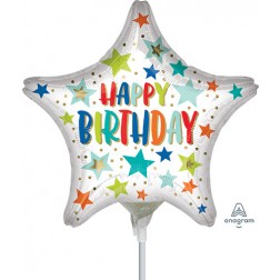 4" HBD Stars and Dots 