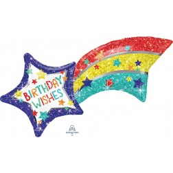 SuperShape Birthday Wishes Shooting Star
