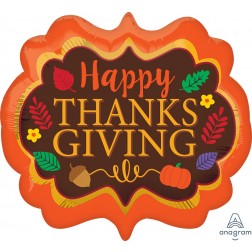 SuperShape Satin Thanksgiving Marquee