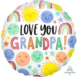 Standard Love You Grandpa Happy Faces