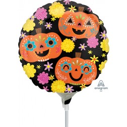 4" Day of the Dead Pumpkins