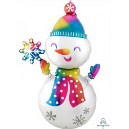 MultiBalloon Satin Infused Snowman